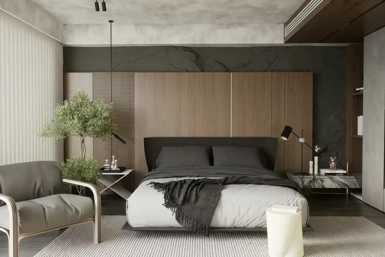 Calm bedroom
