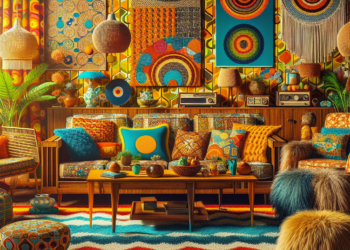 Relive the Groove with '70's Style Interior Design'