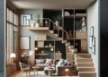 Creative Ideas for a Small Living Room with Stairs Layout