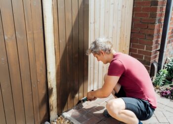 preparing fence for winter